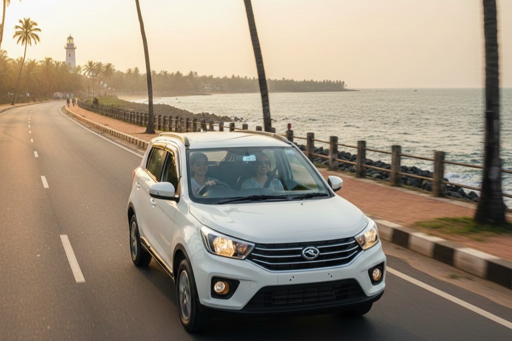 monthly car rentals in kollam, kerala