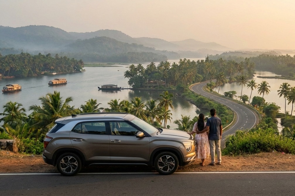monthly car rentals in kollam, kerala