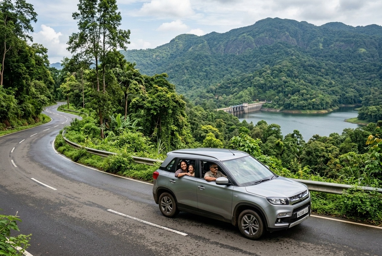 monthly car rentals in kollam, kerala