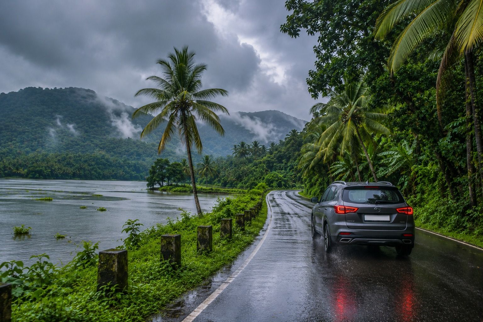 monthly car rentals in kollam, kerala